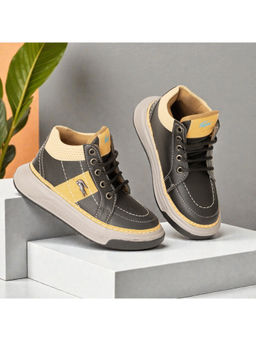 FREEPLAY - Kids Black Lightweight Casual Sneakers