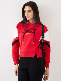 Spykar - Women Full Sleeves Comfort Fit Sweatshirt