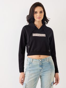 Spykar - Women Full Sleeves Boxy Fit Sweatshirt
