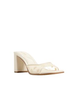 Aldo - Lisarae-B Womens Cream Block Heels
