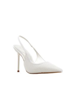 Aldo - Pearlescent-B Womens White Stiletto Heels