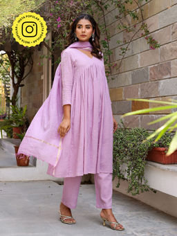 Bud & Tulip - Manushi Kurta with Pant and Dupatta (Set of 3)