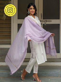 Bud & Tulip - Tulip Sukanya Kurta with Pant and Dupatta (Set of 3)