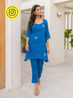 Bud & Tulip - Starring Night Kurta with Pant (Set of 2)