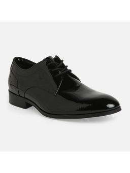 Aldo - Kingsley Leather Black Solid Derbies