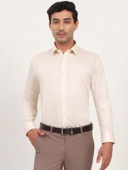 JadeBlue - Men Beige Printed Casual Shirt