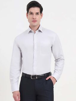 JadeBlue - Men Blue Solid Formal Shirt