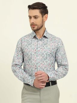 JadeBlue - Men Multi-Color Printed Formal Shirt