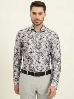 JadeBlue - Men Multi-Color Printed Formal Shirt