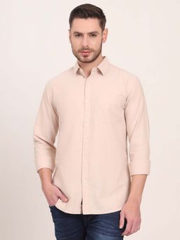 JadeBlue - Men Coral Solid Casual Shirt