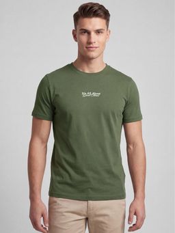 R&B - Olive Printed Mens Short Sleeves T-Shirt