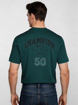 R&B - Teal Typography Mens Short Sleeves T-Shirt
