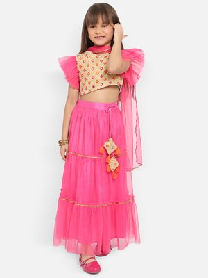 Buy Nautinati Nauti Nati Girls Ready to Wear Lehenga Blouse with ...