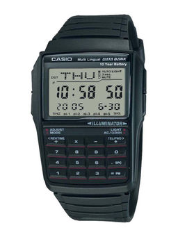 Casio - Vintage DBC-32-1ADF Black Digital Dial Black Resin Strap Db38