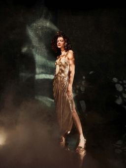 Deme - Metallic Champagne Gold Dress