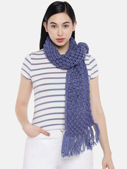 Magic Needles - Bobble Scarf with Tassels