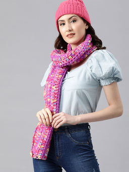 Magic Needles - Self Patterned Scarf