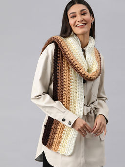 Magic Needles - Motu Shades Of Brown Scarf