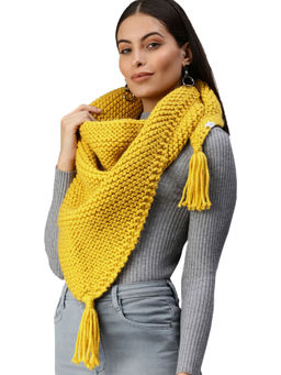 Magic Needles - Handknitted Triangular Scarf