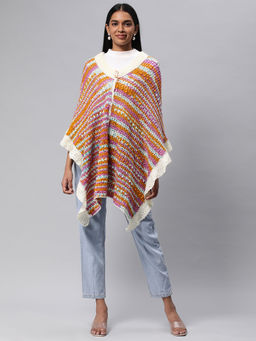 Magic Needles - Collared Shawl with Border