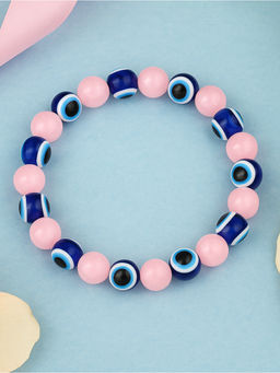 Estele - Evil Eye Charm Bracelet|Gehena Unisex Jewelry for Daily Luck|Free Size