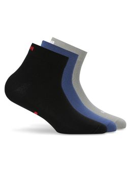 Puma - Unisex Multi-Color Solid Socks (Pack of 3)