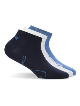 Puma - Unisex Multi-Color Solid Socks (Pack of 3)