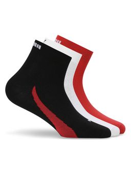 Puma - Unisex Multi-Color Solid Socks (Pack of 3)