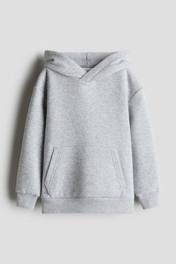 H&M - Boys Grey Brushed-Inside Hoodie