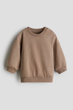 H&M - Boys Beige Cotton Sweatshirt