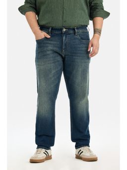 Snitch - Blue Washed Slim Casual Jeans for Men