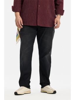 Snitch - Black Washed Slim Casual Jeans for Men
