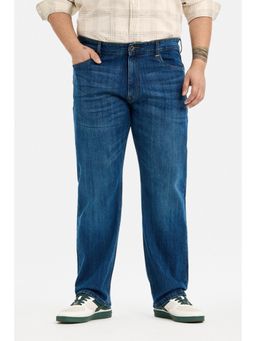 Snitch - Blue Denim Relaxed Casual Jeans for Men