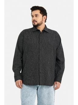 Snitch - Black Checks Full Sleeves Regular Casual Shirt for Men