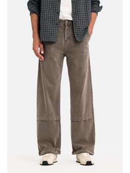 Snitch - Brown Washed Straight Casual Jeans for Men