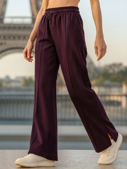Bewakoof - Women's Ruby Wine Track Pants