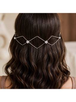 Viana Jewels - Glimmer Tiara Radiant Bridal Back Crown