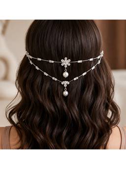 Viana Jewels - Diva Tiara Star Power Back Hair Chain