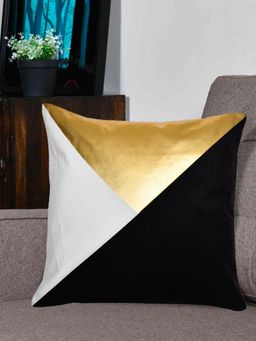 At Home by Nilkamal - Solid Polyester Cushion Cover Multicolor (16x16 inches)