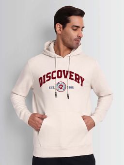 DCYPHR - DISCOVERY Varsity 1985 Hoodie - Beige
