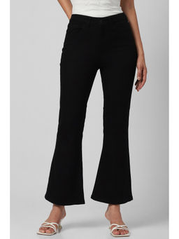 Van Heusen - Women Black Dark Wash Regular Fit Jeans