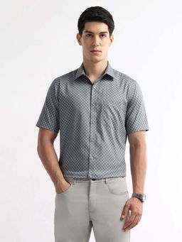 Arrow - Men's Geometric Printed Ceremony Shirt