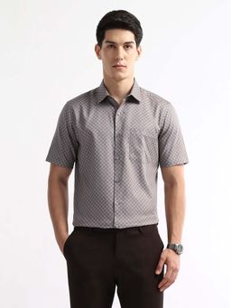 Arrow - Men's Geometric Printed Ceremony Shirt