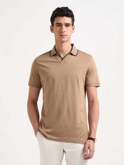 Arrow - Men's Self Design Regular Fit Polo T-Shirt