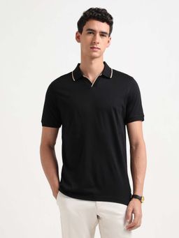 Arrow - Men's Self Design Regular Fit Polo T-Shirt