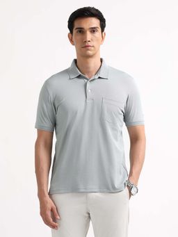 Arrow - Men's Textured Regular Fit Polo T-Shirt