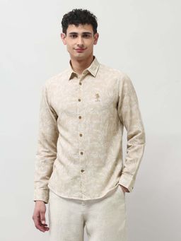 U.S. Polo Assn. Denim Co. - Men's Tropical Printed Regular Fit Shirt