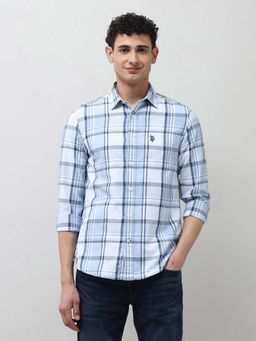 U.S. Polo Assn. Denim Co. - Men's Twill Plaid Checked Shirt