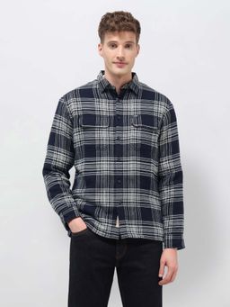 U.S. Polo Assn. Denim Co. - Men's Tartan Checked Regular Fit Shirt