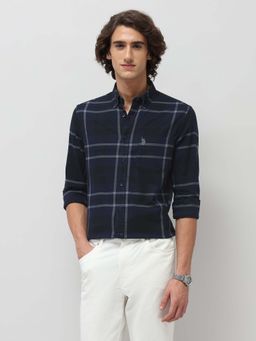 U.S. POLO ASSN. - Men's Plaid Checked Regular Fit Shirt